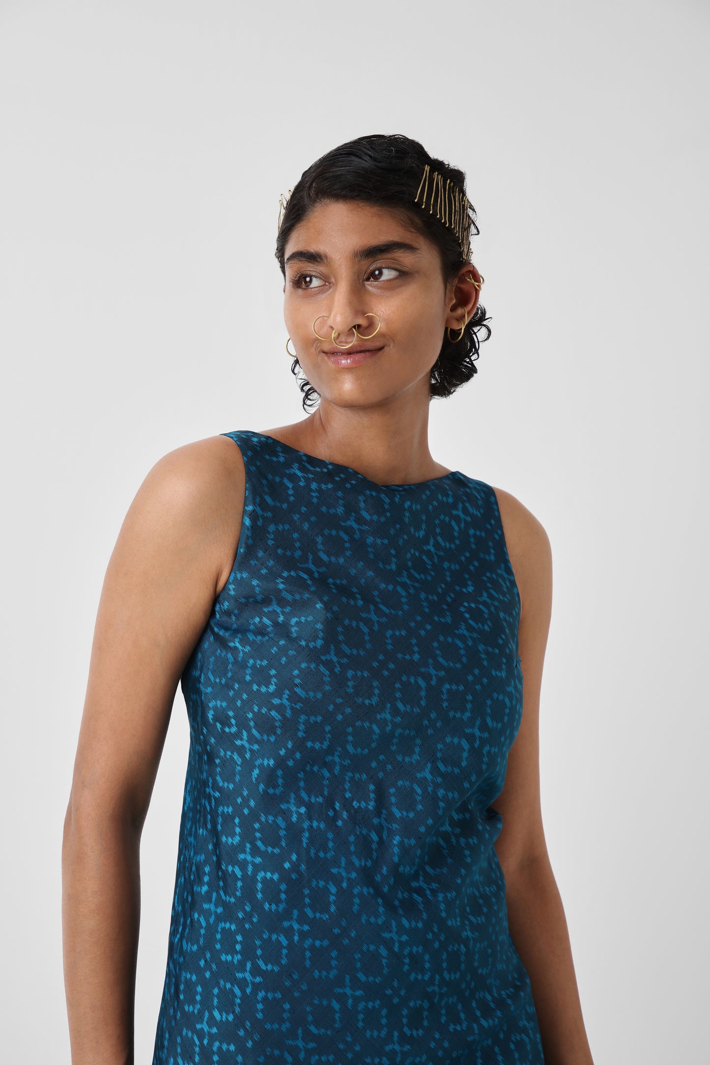 Cobalt Sambalpuri Dress