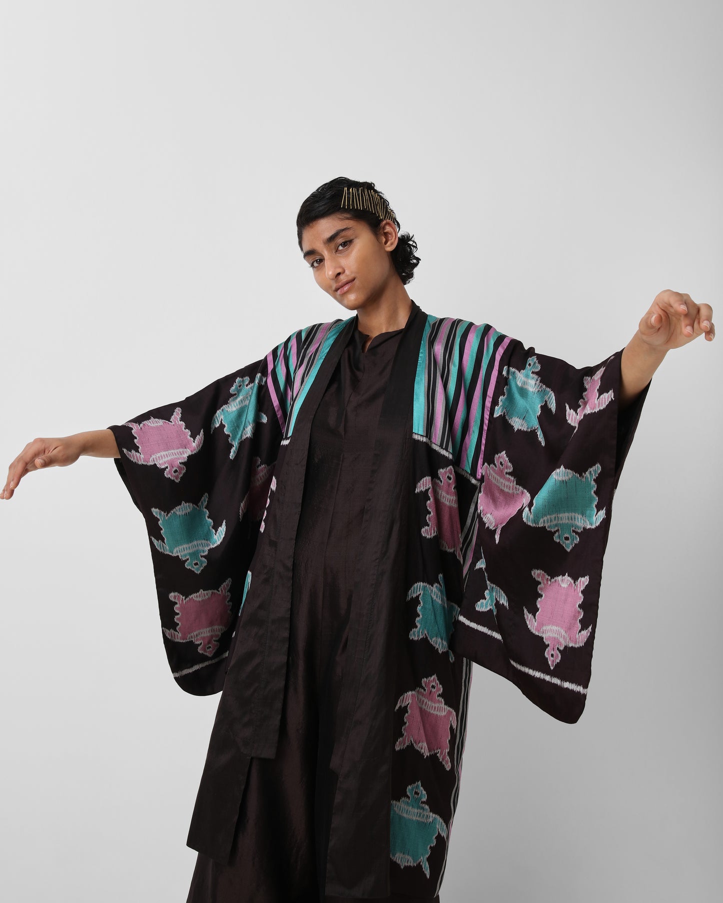 Khandua Turtle Kimono