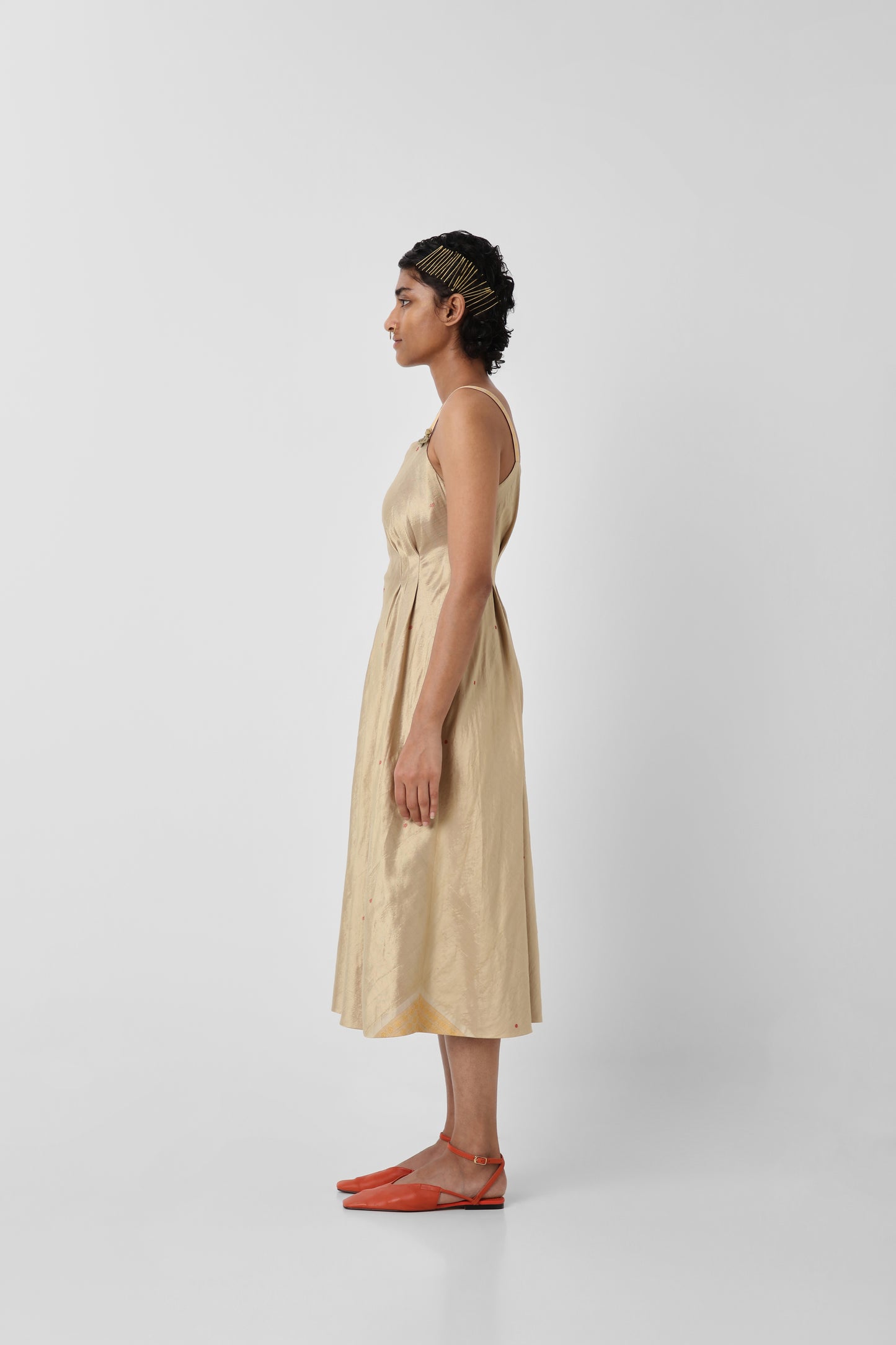 Bomkai Gold Dress