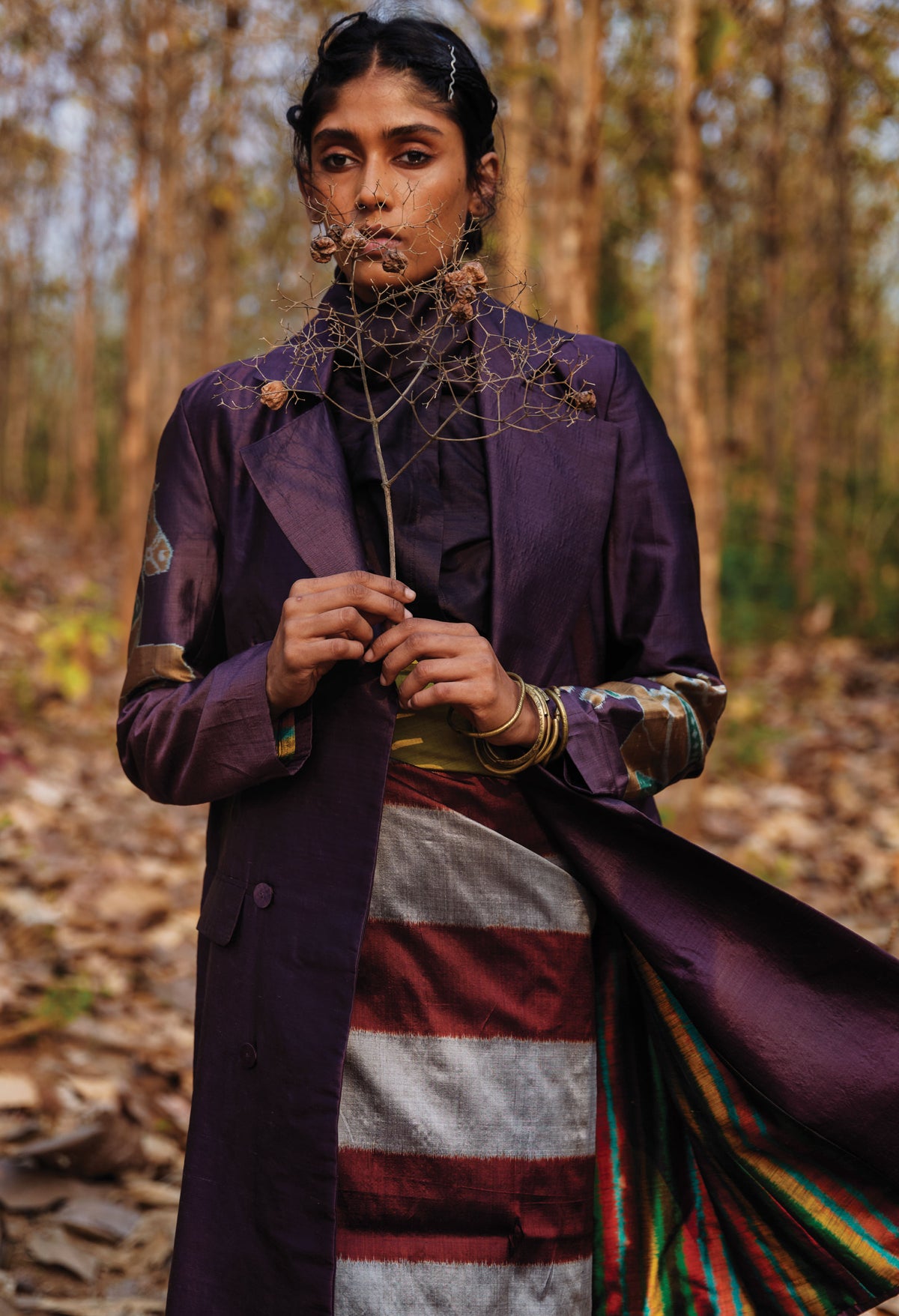 Asymmetrical Kalinga Coat