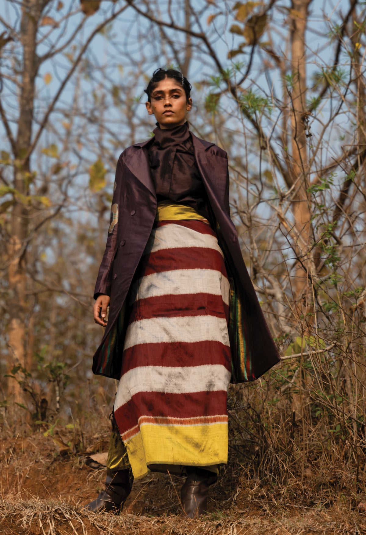 Asymmetrical Kalinga Coat