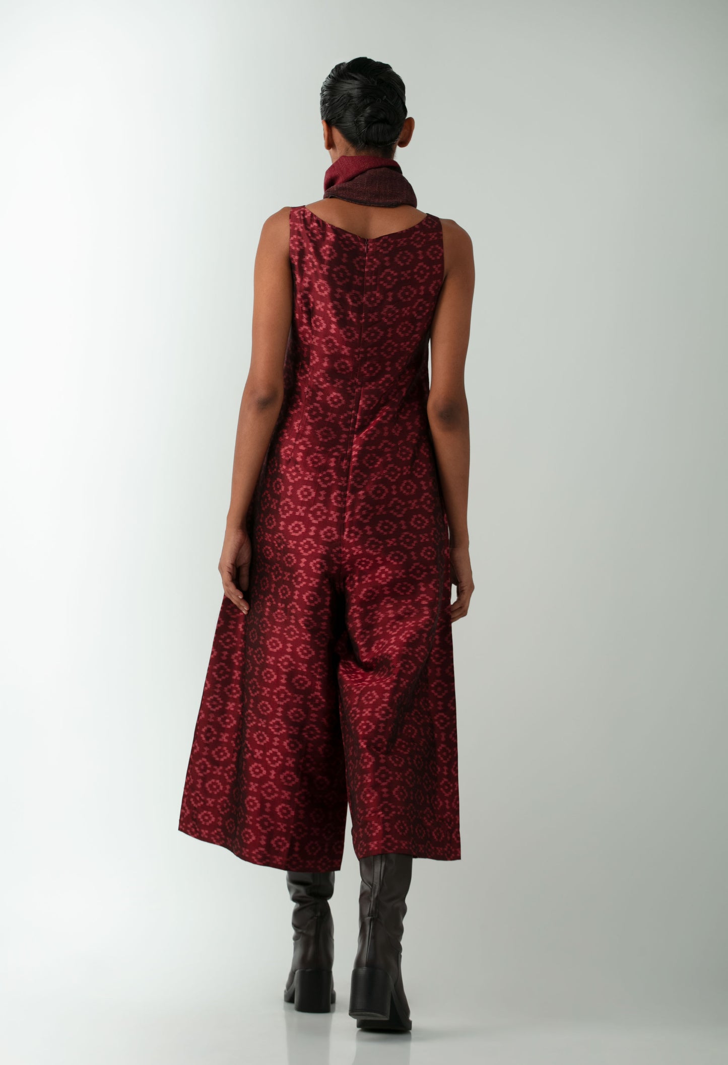 Boatneck Sambalpuri Jumpsuit