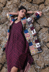 Gold Patchwork Coat