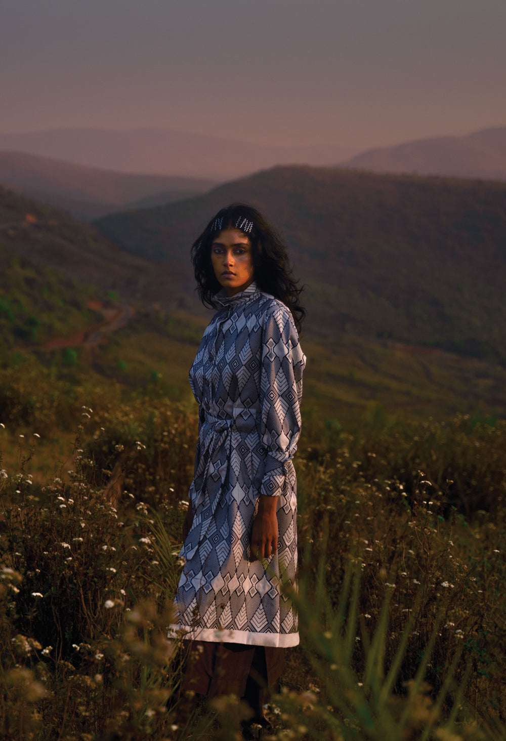 Monochrome Habaspuri Fish Coat