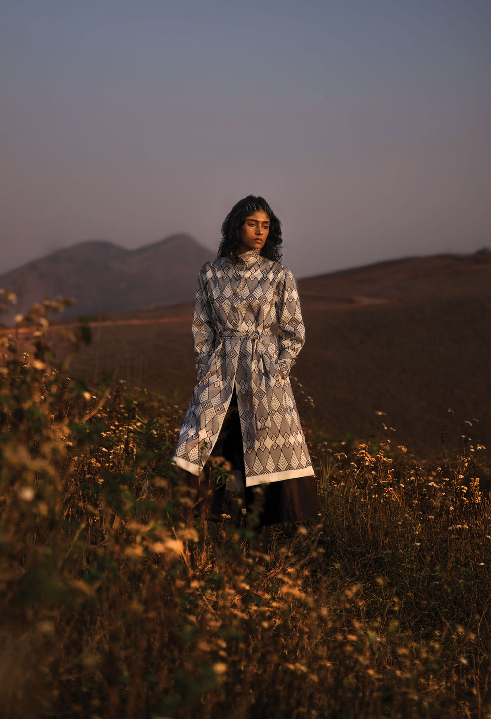 Monochrome Habaspuri Fish Coat
