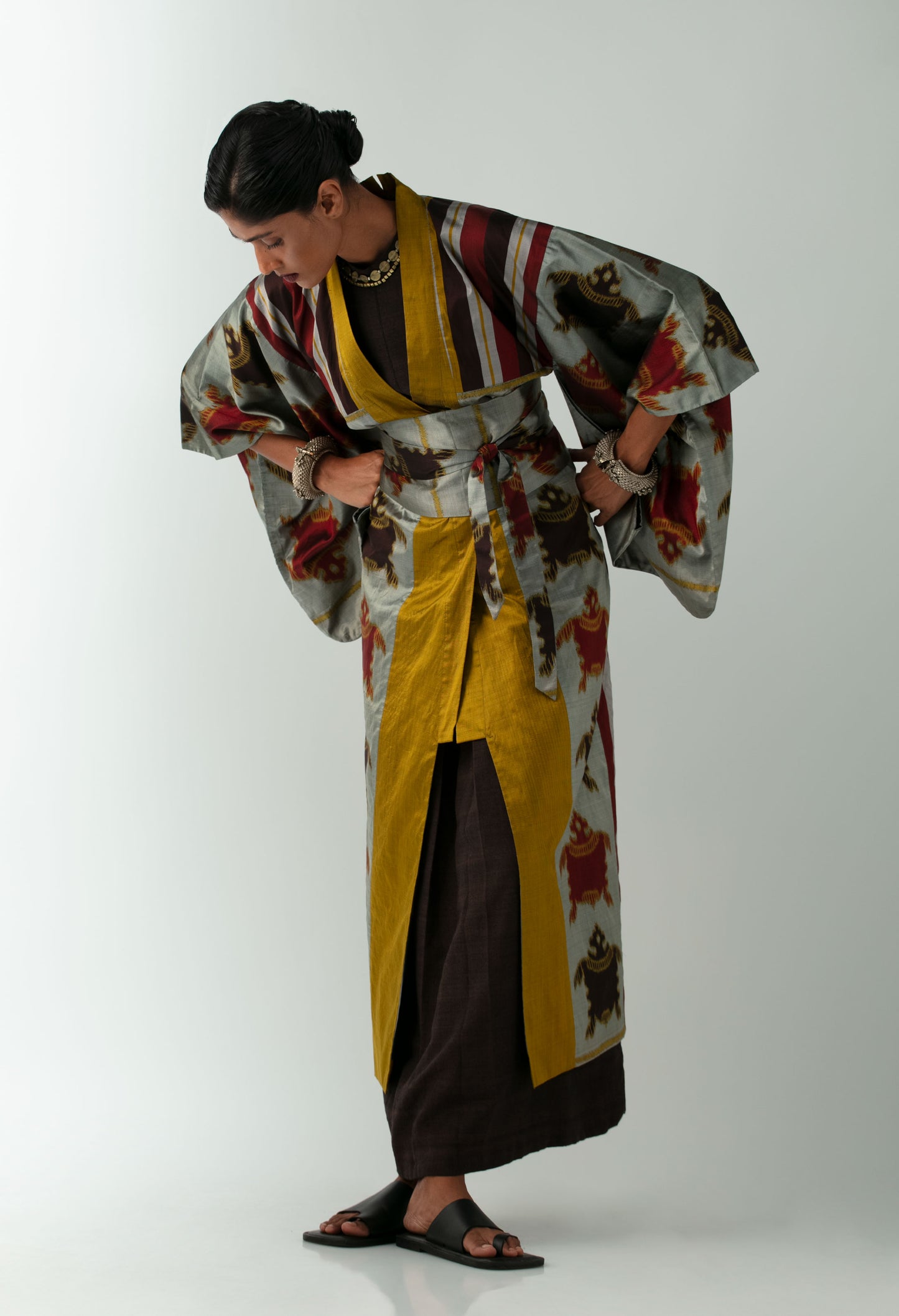 Silver Turtle Kimono