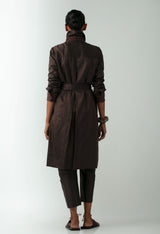 Striped Bandha Overcoat